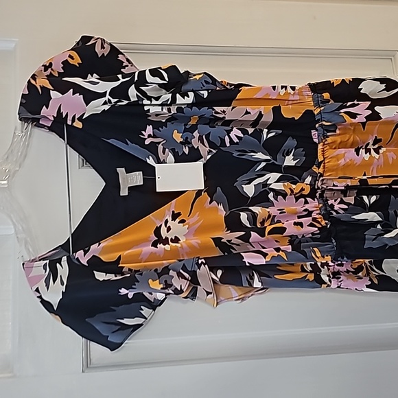 H&M Floral Maxi Dress - Black, Pink, Yellow - Picture 3 of 5